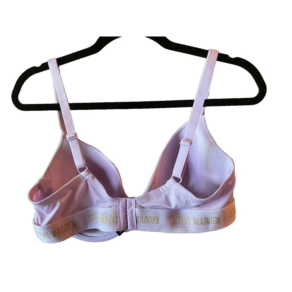 Steve Madden Bra 38 D 38D Pink Comfortable Wide Band Gently PreOwned‎